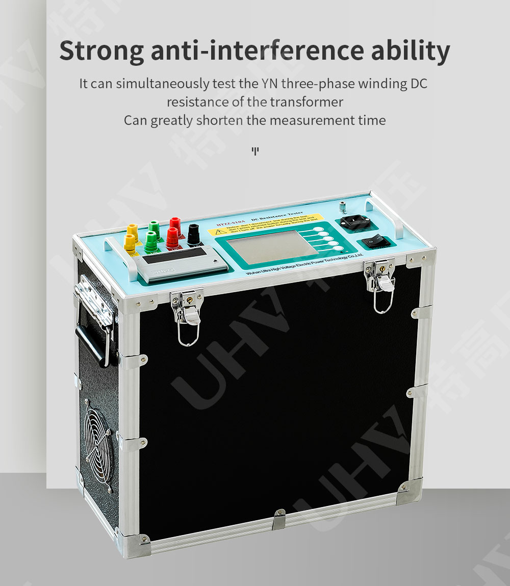 Three channel dc resistance tester