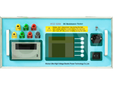 Three channel dc resistance tester operation panel