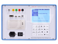 Transformer on-load tap switch tester panel