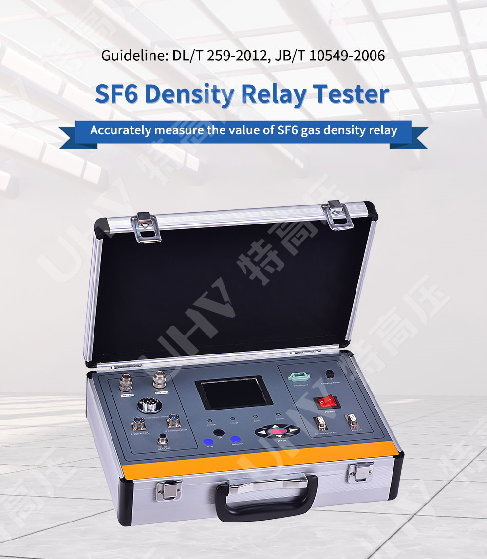 Sf6 gas density relay calibrator