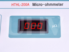 Micro Ohmmeter Current regulating knob