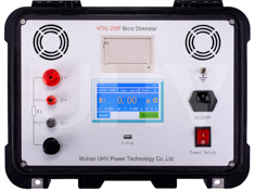 Contact resistance tester panel