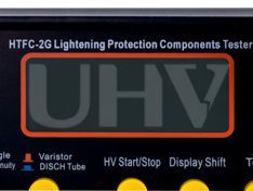 Lightning Protection Element TesterVoltage preset knob