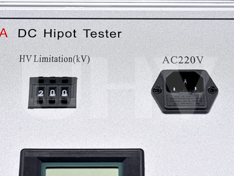 DC Hipot Tester Over voltage setting dialer