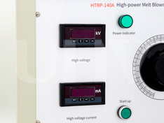 Electrostatic generator Voltage/current display screen