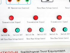Switchgear Test Equipment Three-phase control key