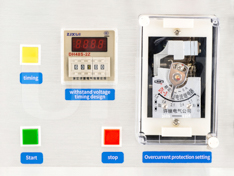 Triple frequency transformer control console