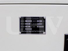 Test transformer console overcurrent protection relay 