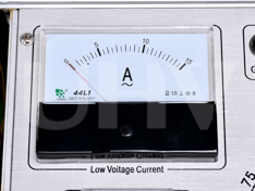 Test transformer control box current display meter