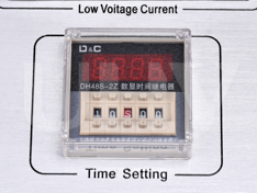 Test timing setting of transformer control box