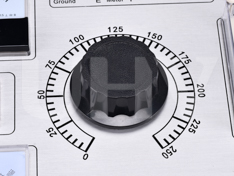 Test transformer control box control knob